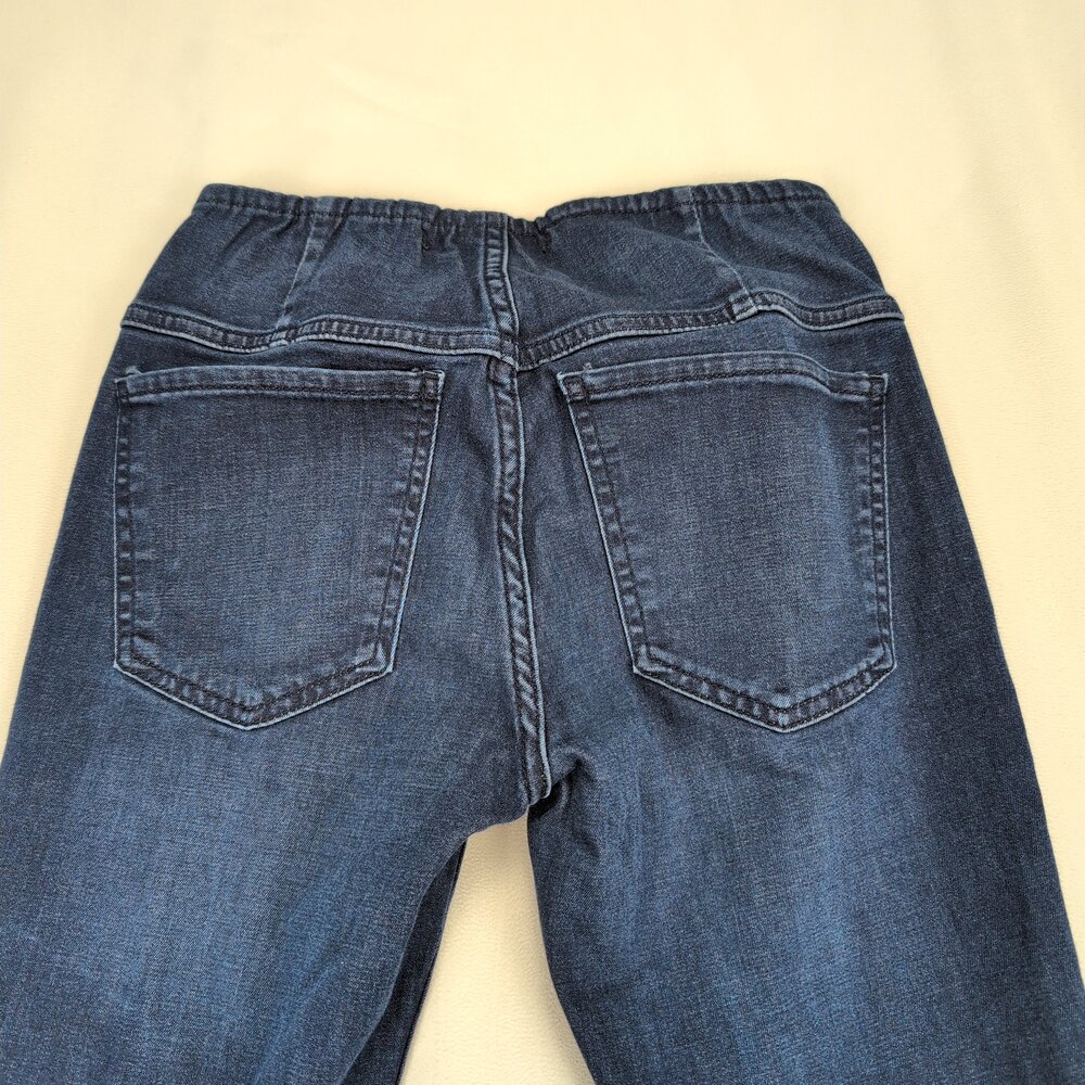 Free People Flare Wide-Leg Jeans Women's Size 25 Dark Wash - Picture 7 of 12
